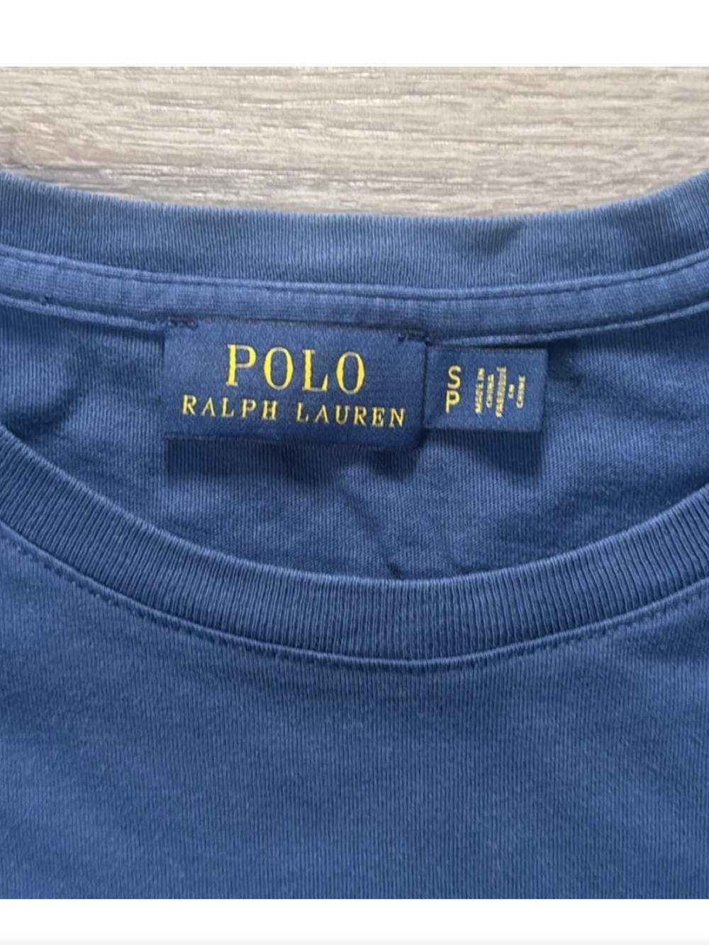 Ralph Lauren Navy Short-Sleeve Midi Dress with Side Tie - Picture 4 of 6